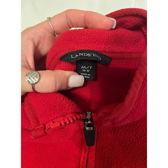 Lands End Women’s Full- Zip Fleece Jacket - Picture 2 of 3